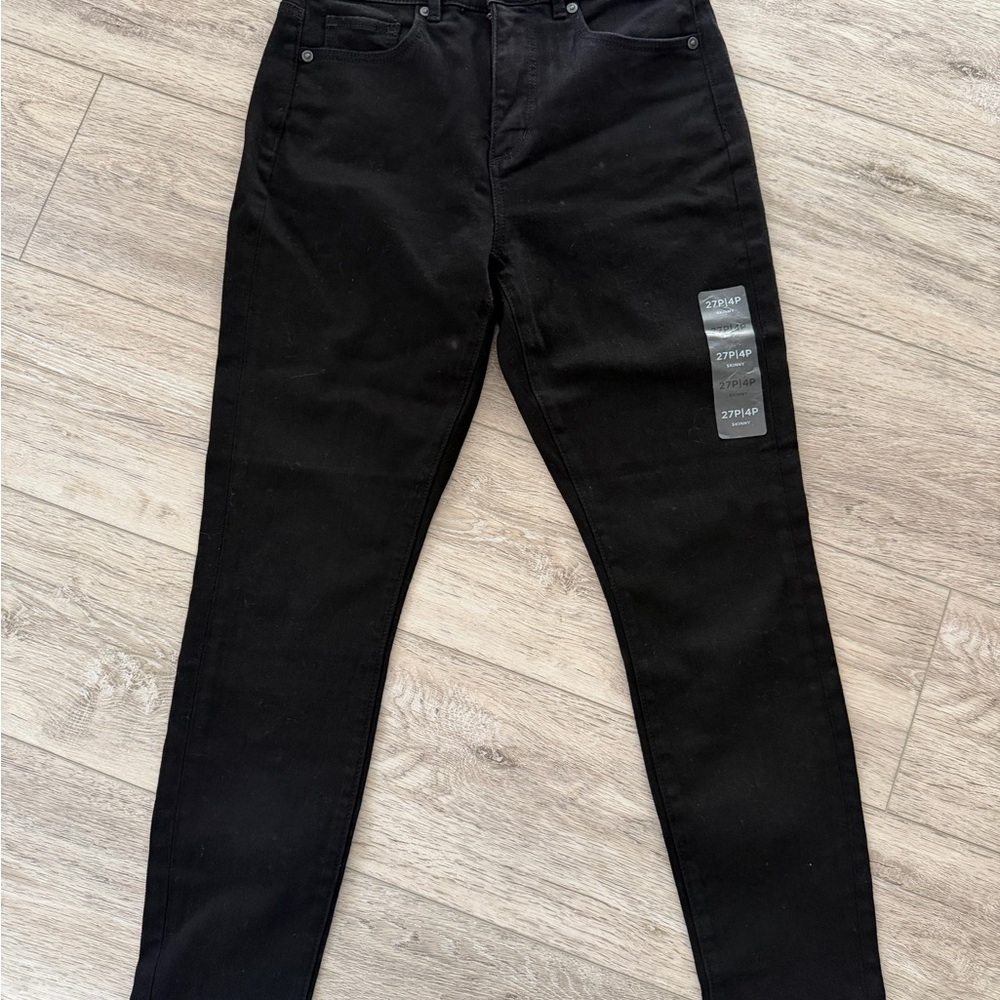 LOFT Black Skinny Jeans | High Rise | Petite | Size 27 | NWT